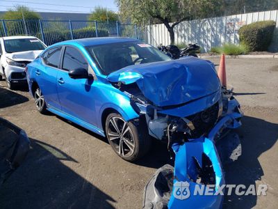 Czwarte zdjęcie samochodu z boku: 2022 NISSAN SENTRA SR VIN:3N1AB8DV5NY284387 - miniatura
