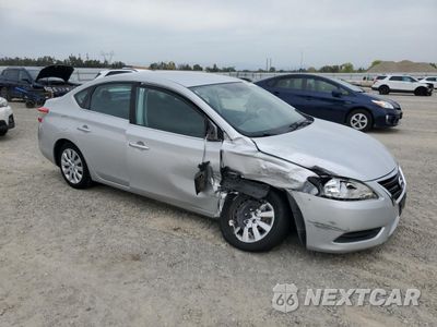 Czwarte zdjęcie samochodu z boku: 2013 NISSAN SENTRA S VIN:3N1AB7AP0DL616280 - miniatura
