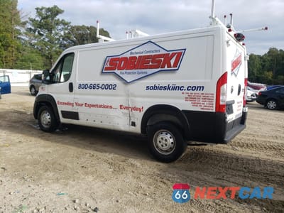 Drugie zdjęcie samochodu z przodu: 2023 RAM PROMASTER CARGO VAN VIN:3C6LRVAG9PE521934 - miniatura