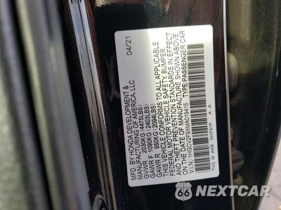 Zdjęcie 12 z 15 samochodu: 2021 HONDA ACCORD TOURING VIN:1HGCV2F9XMA019415 - miniatura