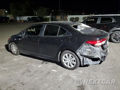 Drugie zdjęcie samochodu z przodu: 2021 TOYOTA COROLLA LE VIN:JTDEPMAE6MJ141870 - miniatura