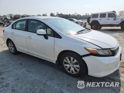 Czwarte zdjęcie samochodu z boku: 2012 HONDA CIVIC LX VIN:2HGFB2F56CH580651 - miniatura