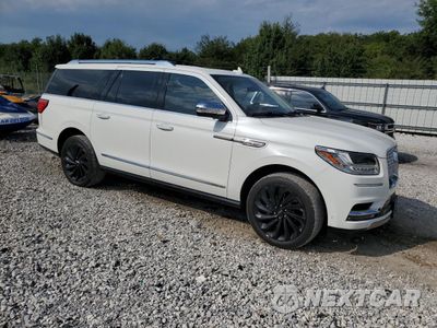 Czwarte zdjęcie samochodu z boku: 2021 LINCOLN NAVIGATOR L BLACK LABEL VIN:5LMJJ3TT9MEL01862 - miniatura