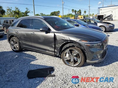 Czwarte zdjęcie samochodu z boku: 2024 GENESIS GV70 ADVANCED VIN:5NMMCET18RH002991 - miniatura