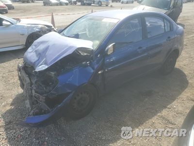 2007 HYUNDAI ACCENT GLS KMHCN46C37U100373 - główne zdjęcie licytacji z USA - miniatura