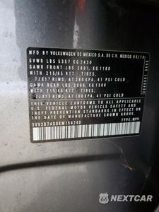 Zdjęcie 14 z 15 samochodu: 2019 VOLKSWAGEN TIGUAN SE VIN:3VV2B7AX8KM154240 - miniatura