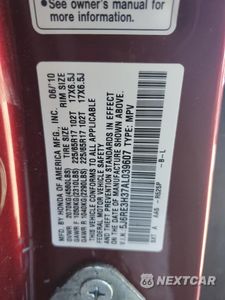 Zdjęcie 13 z 15 samochodu: 2010 HONDA CR-V LX VIN:5J6RE3H37AL039607 - miniatura