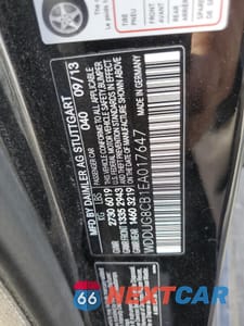 Zdjęcie 13 z 13 samochodu: 2014 MERCEDES-BENZ S 550 VIN:WDDUG8CB1EA017647 - miniatura
