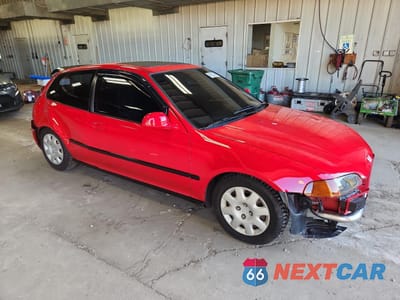 Czwarte zdjęcie samochodu z boku: 1993 HONDA CIVIC SI VIN:2HGEH3383PH526504 - miniatura