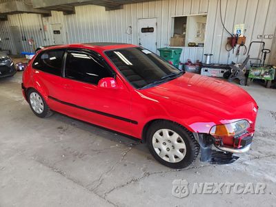 Czwarte zdjęcie samochodu z boku: 1993 HONDA CIVIC SI VIN:2HGEH3383PH526504 - miniatura