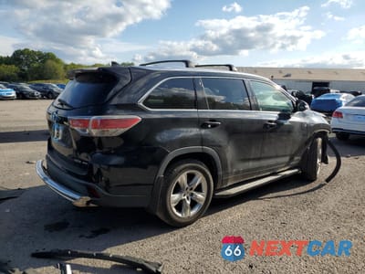 Trzecie zdjęcie samochodu z tyłu: 2015 TOYOTA HIGHLANDER LIMITED VIN:5TDDKRFH0FS101199 - miniatura
