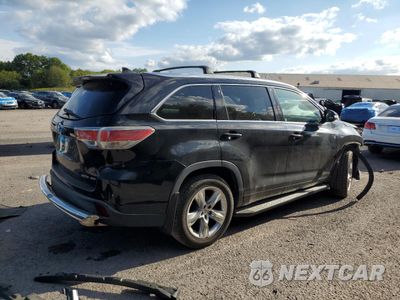 Trzecie zdjęcie samochodu z tyłu: 2015 TOYOTA HIGHLANDER LIMITED VIN:5TDDKRFH0FS101199 - miniatura