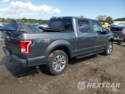 Trzecie zdjęcie samochodu z tyłu: 2017 FORD F150 SUPERCREW VIN:1FTEW1EP4HFA64874 - miniatura