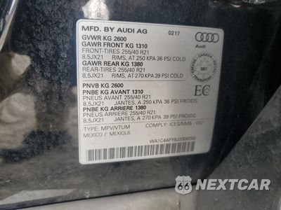 Zdjęcie 13 z 14 samochodu: 2018 AUDI SQ5 PRESTIGE VIN:WA1C4AFY8J2008268 - miniatura