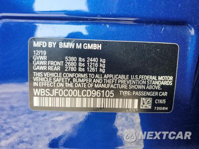 Zdjęcie 12 z 13 samochodu: 2020 BMW M5 BASE VIN:WBSJF0C00LCD96105 - miniatura