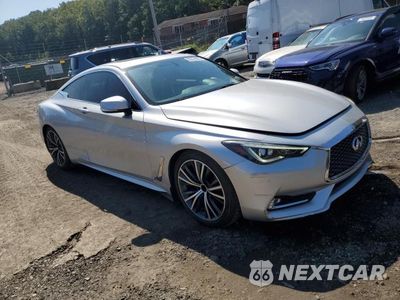 Czwarte zdjęcie samochodu z boku: 2018 INFINITI Q60 VIN:XN1EV7EK7JM341712 - miniatura