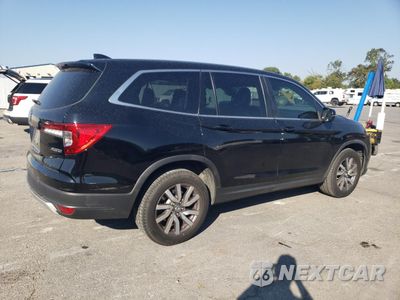 Trzecie zdjęcie samochodu z tyłu: 2019 HONDA PILOT EXL VIN:5FNYF6H5XKB019101 - miniatura