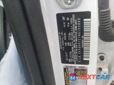 Zdjęcie 12 z 12 samochodu: 2022 KIA K5 GT LINE VIN:5XXG64J21NG103888 - miniatura