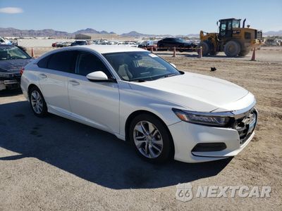 Czwarte zdjęcie samochodu z boku: 2018 HONDA ACCORD LX VIN:1HGCV1F19JA069626 - miniatura