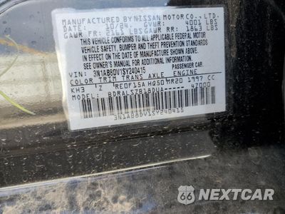 Zdjęcie 12 z 13 samochodu: 2025 NISSAN SENTRA SR VIN:3N1AB8DV1SY240415 - miniatura