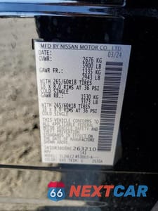 Zdjęcie 13 z 13 samochodu: 2024 NISSAN PATHFINDER ROCK CREEK VIN:5N1DR3BD8RC263210 - miniatura