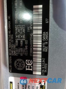 Zdjęcie 12 z 12 samochodu: 2025 LEXUS RX 350H BASE VIN:2T2BBMCA4SC075545 - miniatura