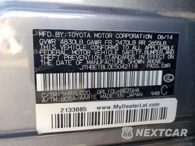 Zdjęcie 12 z 14 samochodu: 2014 LEXUS GS 350 VIN:JTHBE1BL0E5042118 - miniatura