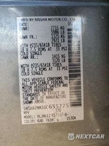 Zdjęcie 13 z 15 samochodu: 2016 NISSAN PATHFINDER S VIN:5N1AR2MM1GC655775 - miniatura
