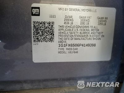 Zdjęcie 13 z 13 samochodu: 2023 CHEVROLET BOLT EV 2LT VIN:1G1FX6S06P4149398 - miniatura