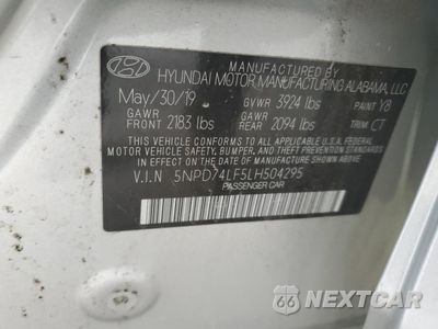 Zdjęcie 13 z 14 samochodu: 2020 HYUNDAI ELANTRA SE VIN:5NPD74LF5LH504295 - miniatura