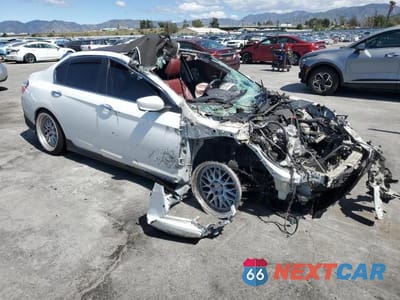 Czwarte zdjęcie samochodu z boku: 2015 HONDA ACCORD SPORT VIN:1HGCR2F54FA016806 - miniatura