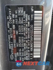 Zdjęcie 13 z 16 samochodu: 2023 GENESIS GV70 BASE VIN:KMUMADTB6PU102230 - miniatura