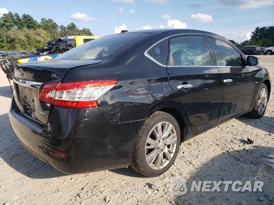 Trzecie zdjęcie samochodu z tyłu: 2014 NISSAN SENTRA S VIN:3N1AB7AP2EY338809 - miniatura