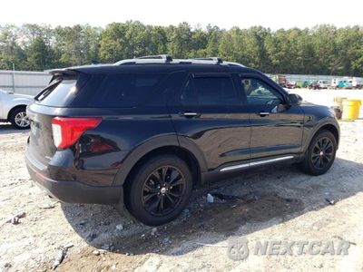 Trzecie zdjęcie samochodu z tyłu: 2022 FORD EXPLORER LIMITED VIN:1FMSK8FH6NGB19034 - miniatura
