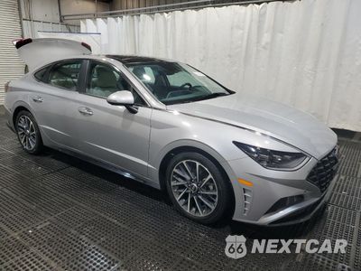 Czwarte zdjęcie samochodu z boku: 2023 HYUNDAI SONATA LIMITED VIN:KMHL34J24PA274474 - miniatura