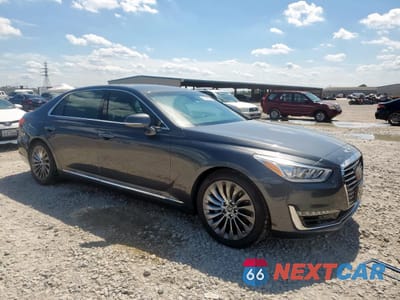 Czwarte zdjęcie samochodu z boku: 2017 GENESIS G90 PREMIUM VIN:KMHG34JA0HU034721 - miniatura