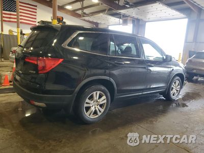 Trzecie zdjęcie samochodu z tyłu: 2018 HONDA PILOT LX VIN:5FNYF6H15JB020863 - miniatura