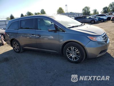 Czwarte zdjęcie samochodu z boku: 2013 HONDA ODYSSEY EXL VIN:5FNRL5H66DB014786 - miniatura