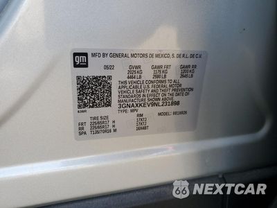 Zdjęcie 12 z 13 samochodu: 2022 CHEVROLET EQUINOX LT VIN:3GNAXKEV9NL231898 - miniatura