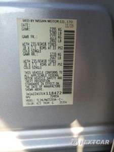 Zdjęcie 12 z 15 samochodu: 2020 NISSAN MURANO S VIN:5N1AZ2AS3LN118472 - miniatura
