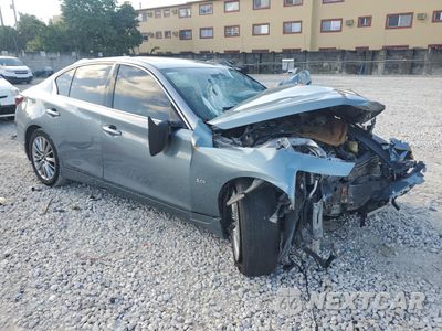 Czwarte zdjęcie samochodu z boku: 2018 INFINITI Q50 LUXE VIN:JN1EV7AR6JM430206 - miniatura