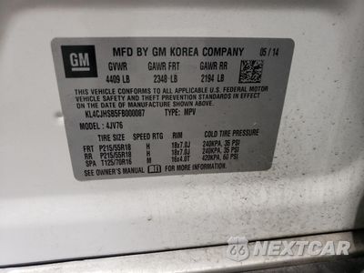 Zdjęcie 13 z 13 samochodu: 2015 BUICK ENCORE PREMIUM VIN:KL4CJHSB5FB000087 - miniatura