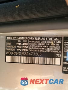 Zdjęcie 12 z 13 samochodu: 2003 MERCEDES-BENZ C 230K SPORT COUPE VIN:WDBRN40J93A473305 - miniatura