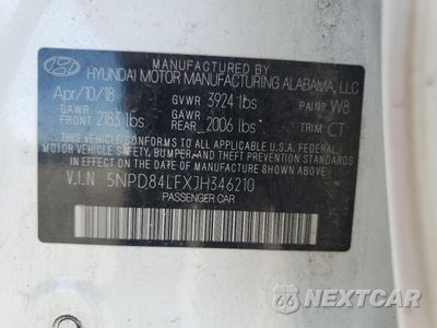 Zdjęcie 13 z 13 samochodu: 2018 HYUNDAI ELANTRA SEL VIN:5NPD84LFXJH346210 - miniatura