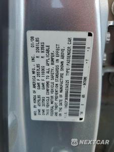 Zdjęcie 13 z 15 samochodu: 2008 HONDA ACCORD EXL VIN:1HGCP36888A034525 - miniatura