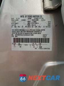 Zdjęcie 13 z 13 samochodu: 2010 FORD EDGE SEL VIN:2FMDK4JC2ABA21388 - miniatura