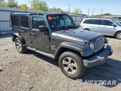 Czwarte zdjęcie samochodu z boku: 2017 JEEP WRANGLER UNLIMITED SAHARA VIN:1C4BJWEG2HL751707 - miniatura