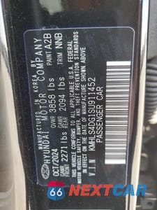 Zdjęcie 13 z 13 samochodu: 2025 HYUNDAI ELANTRA SEL VIN:KMHLS4DG1SU911452 - miniatura