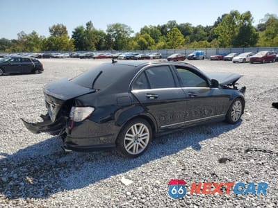 Trzecie zdjęcie samochodu z tyłu: 2009 MERCEDES-BENZ C 300 4MATIC VIN:WDDGF81X99R081845 - miniatura