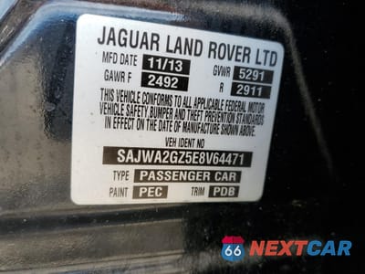 Zdjęcie 12 z 12 samochodu: 2014 JAGUAR XJL PORTFOLIO VIN:SAJWA2GZ5E8V64471 - miniatura